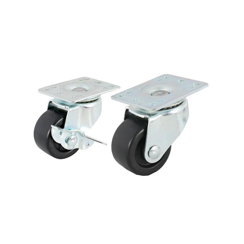 Set Roti cu Frana 4 Buc (Set roti capacitate ridicata echipate cu frana (4buc/set) - Dateup)