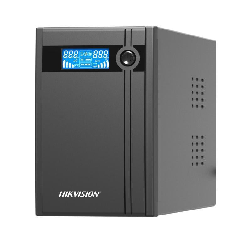 Oversea UPS Hikvision DS-UPS2000; capacitate UPS: 2000 VA / 1200 W, input voltage range: 140 VAC to 290 VAC, frecventa input: 50/60 Hz self- adaptive, tip plug: Schuko, output voltage range: 210 VAC to 235 VAC, frecventa output: 50 Hz ± 0.5 Hz, tip output