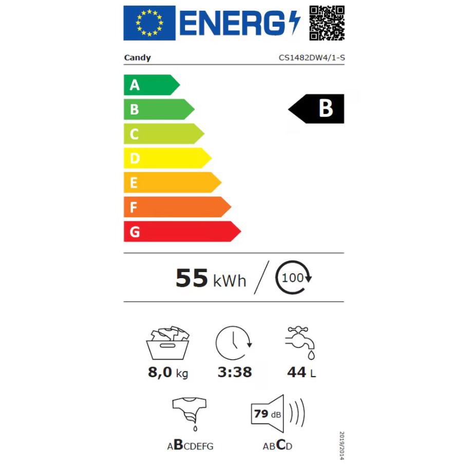 Masina de Spalat Candy CS1482DW4/1-S (Masina de spalat rufe Candy Smart CS1482DW4/1-S)