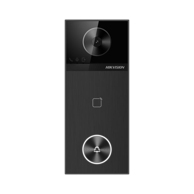 Post Videointerfon 1x Buton WI-FI (Post videointerfon de exterior WI-FI Hikvision DS-KV6114-WBE1)