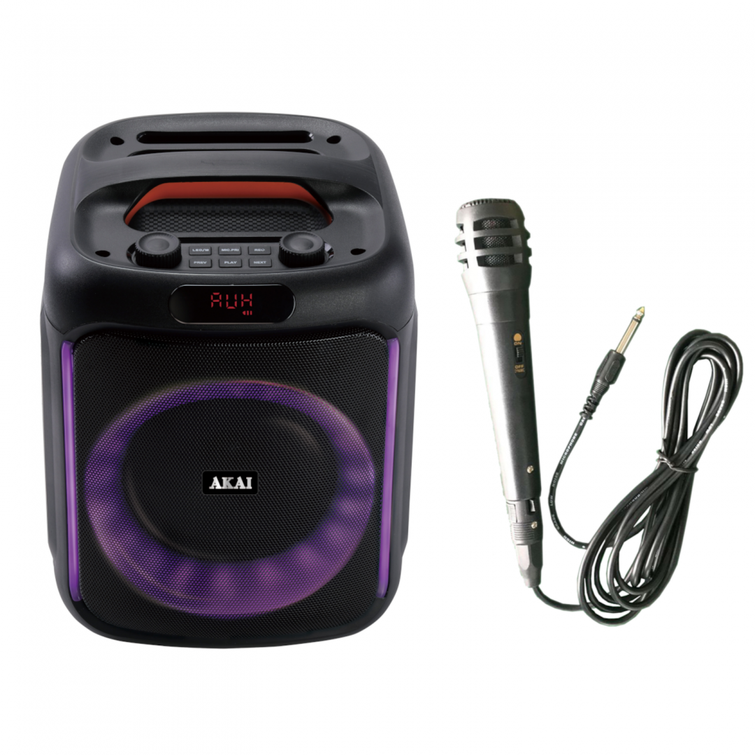 Boxa portabila Akai BT 5.0, putere 50W (Boxa portabila Akai Bluetooth 5.0)
