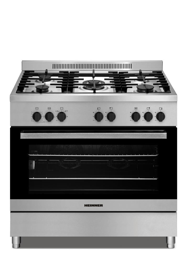 Aragaz SEMI-PRO Heinner HFSC-S90LITGR-IX (aragaz Gaz SEMI-PROFESIONAL Heinner HFSC-S90LITGR-IX)