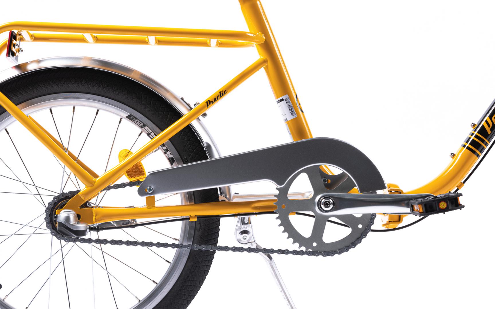Bicicleta Pliabila Pegas Practic Retro 3S Galben Tuscany