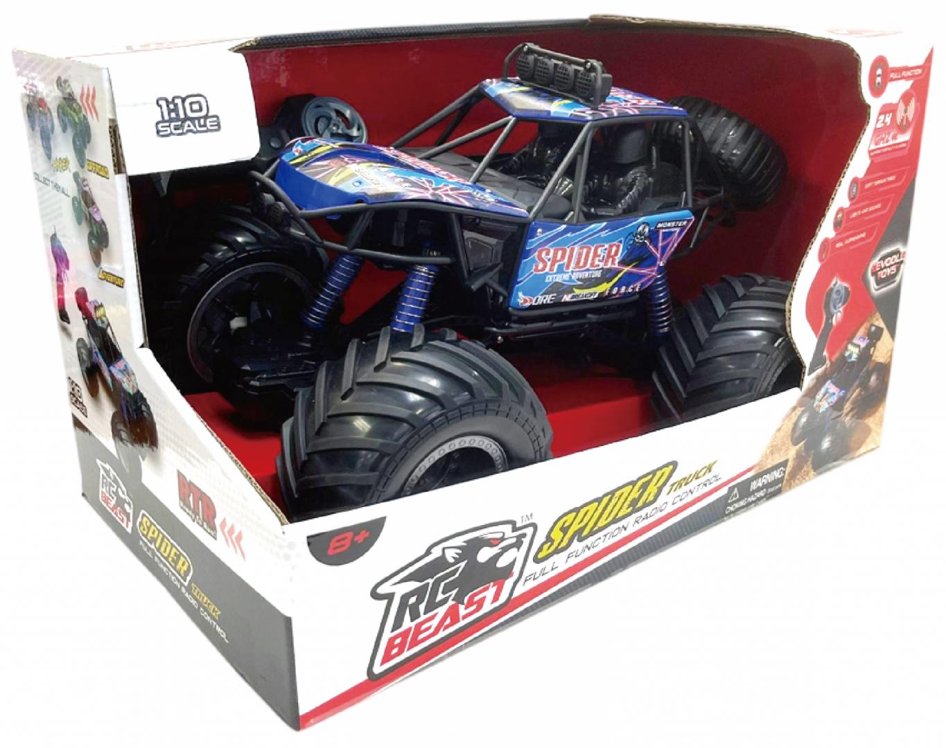 Masinuta Telec.big Foot, 1/10, 44CM, Abs (masinuta cu Telecomanda Big Foot)