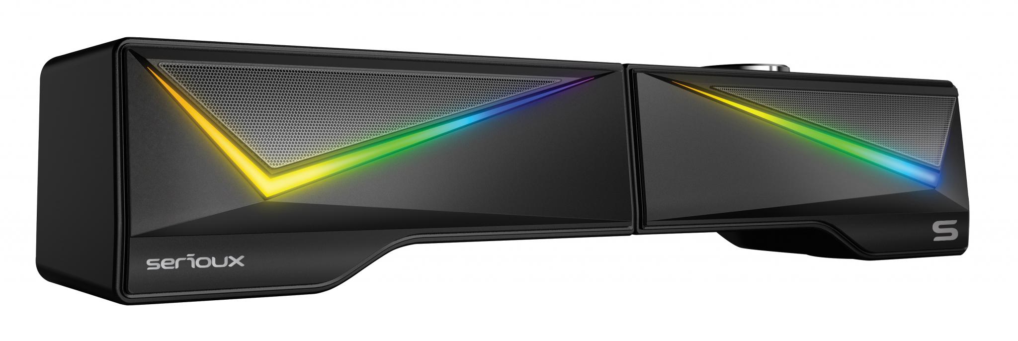 Boxe Gaming 2.0 Serioux X167 RGB (Boxe gaming 2.0 Blys RGB)