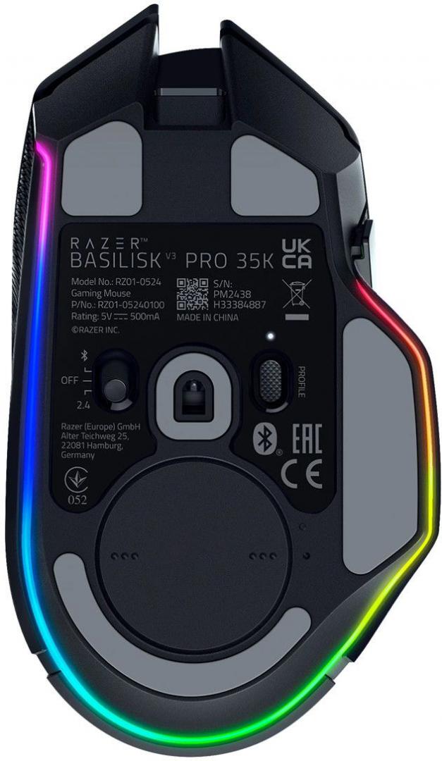 Mouse Razer Basilisk V3 PRO 35K, negru