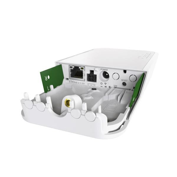 Mc Weatherproof Wireless Ap Kit (Mikrotik wAP Lte kit Alb Power over Ethernet (PoE) Suport)