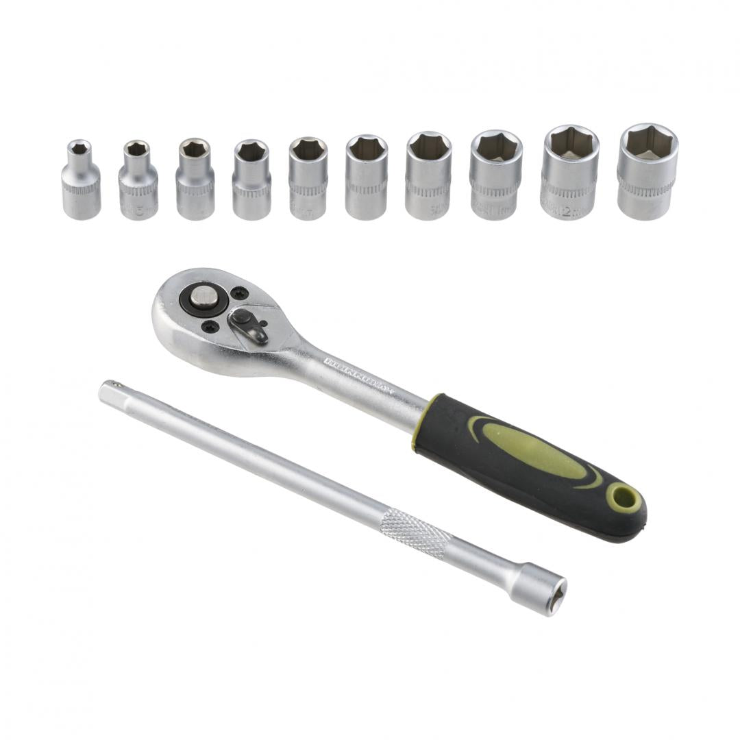 Hr Set 12 Piese 1/4"+ext. CR-V (heinner Set 12 Piese 1/4"+ext. CR-V)