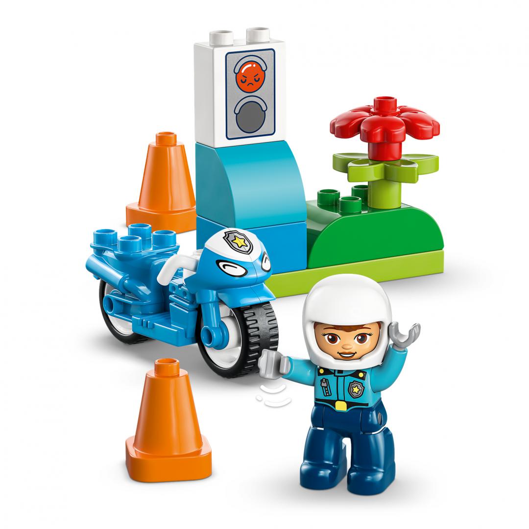 Motocicleta Abs. de Politie LEGO10471 (motocicleta Albastra de Politie LEGO10471)