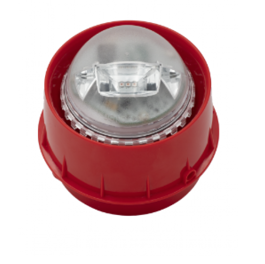 Morley SIRENA INCENDIU ROSIE CU LED
