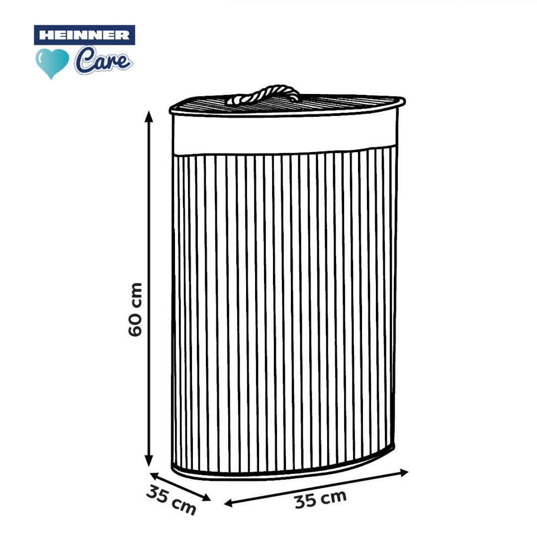 Heinner COS RUFE BAMBUS COLT 35x35x60 CM, 55 L