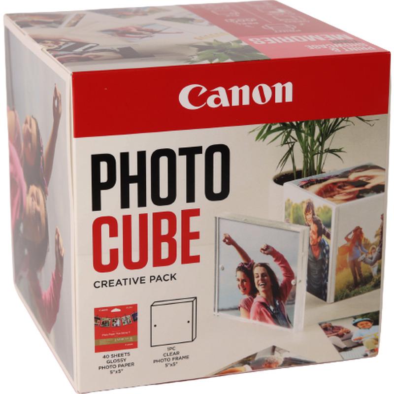 Canon PP-201 13x13CM Photo Cube Wh/pk (canon PP-201 13x13CM Photo Cube White / Pink)