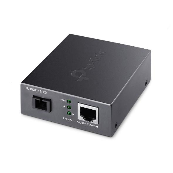 TP-LINK GB Wdm Media Converter TL-FC311B ("10/100/1000 Mbps RJ45 to 1000 Mbps Single-mode Sc Wdm Bi-Directional Fiber...)