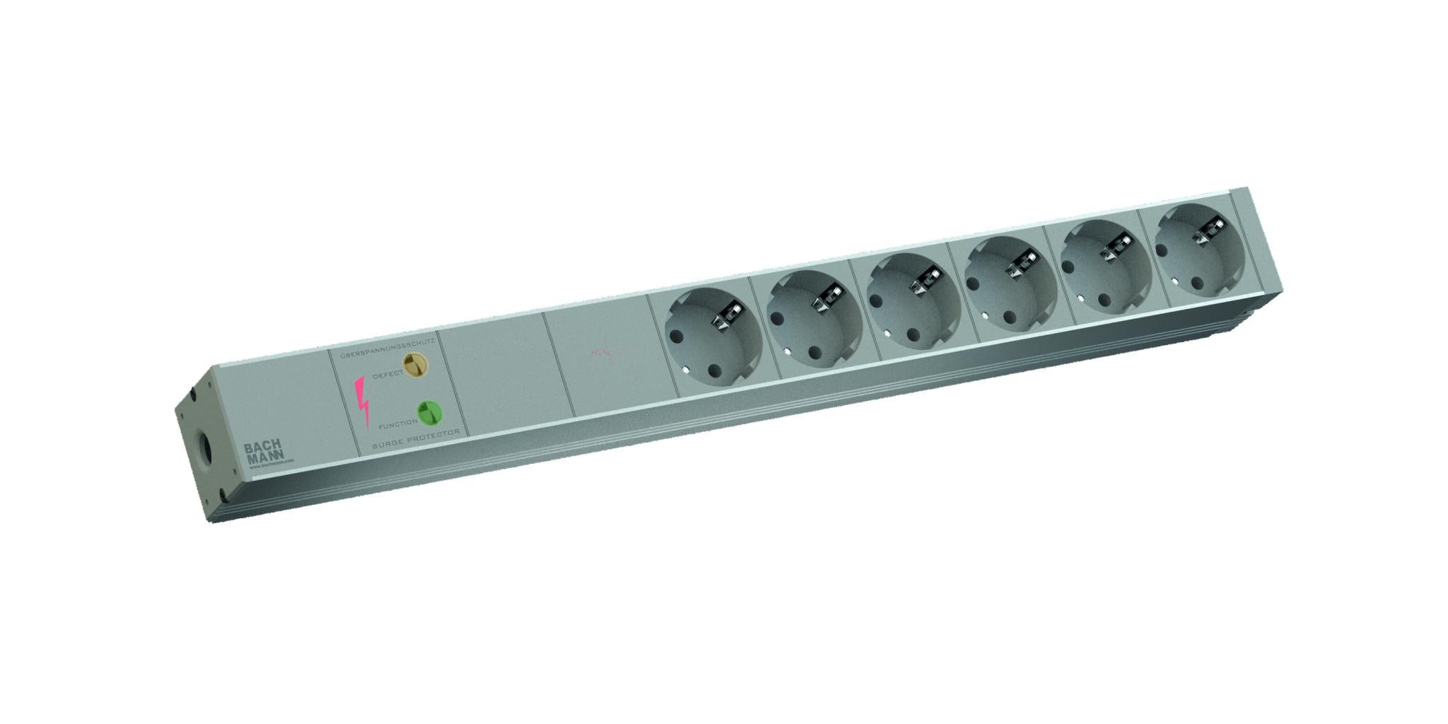 Bm It Pdu power strip 6x sockets 1U (Bachmann It Pdu 6 x prize Schuko)