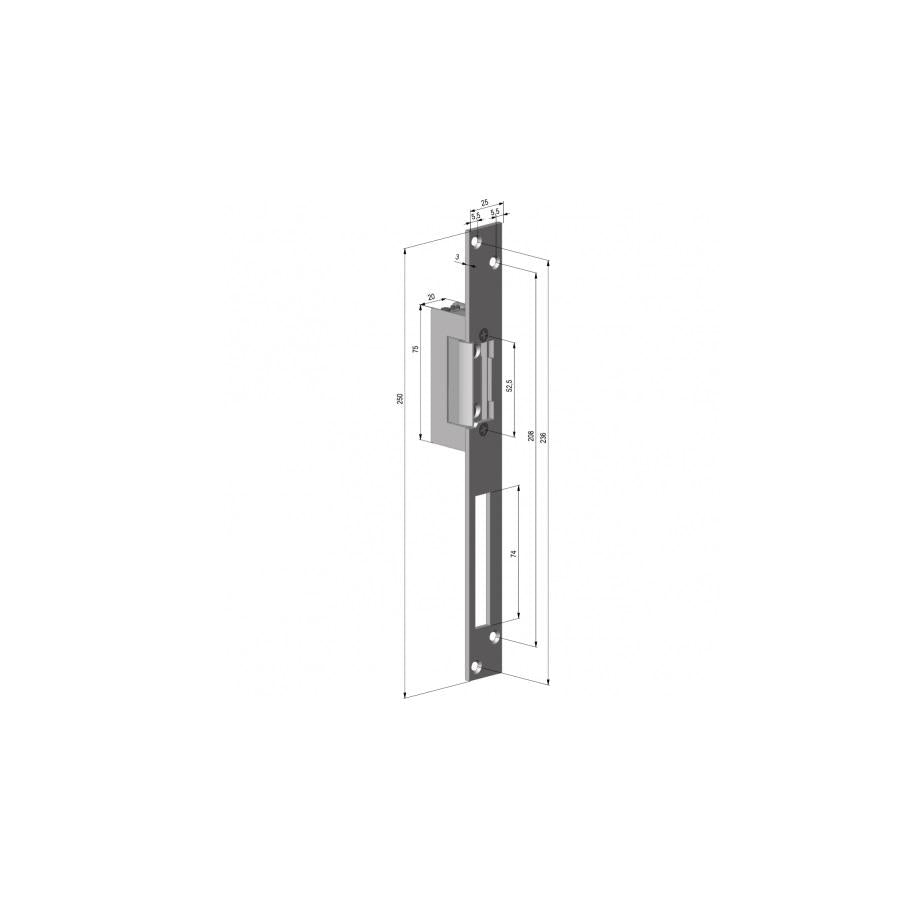 Assa Abloy ELECTROMAGNET FAIL LOCK YALE 12Vcc