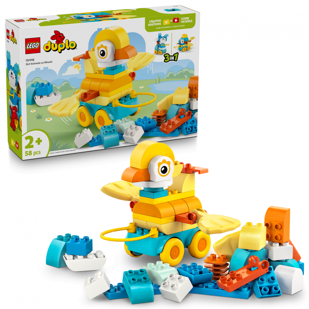 ANIMALE PE ROȚI 3 IN 1 LEGO10448