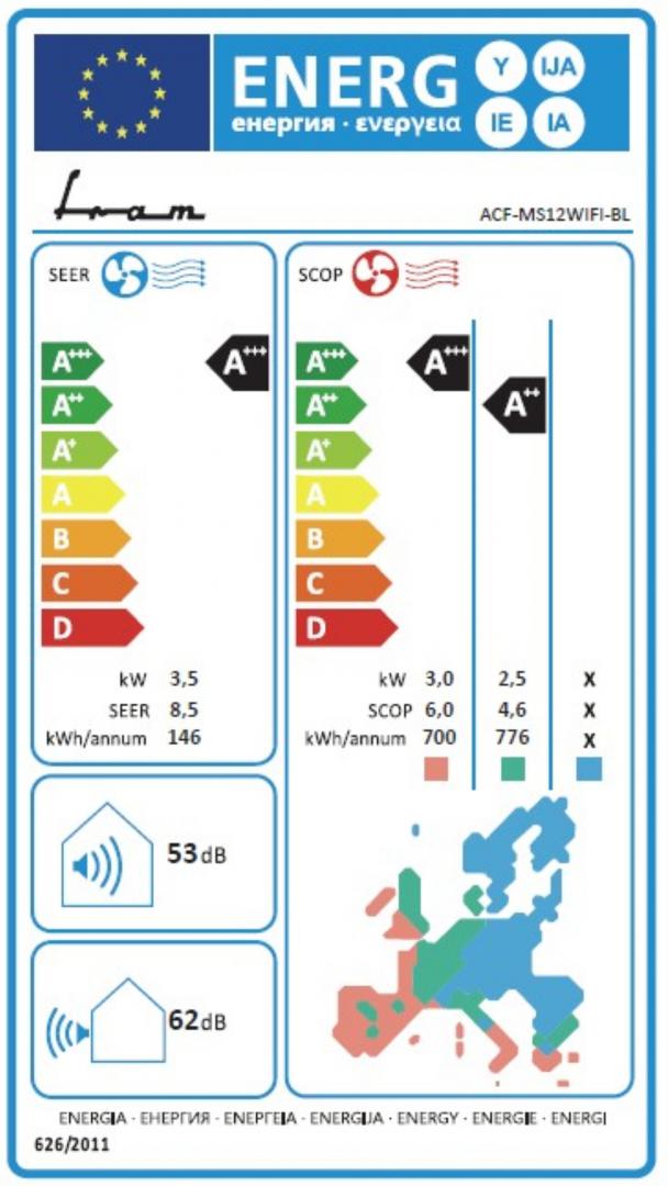AER CONDITIONAT FRAM ACF-MS12WIFI-BL