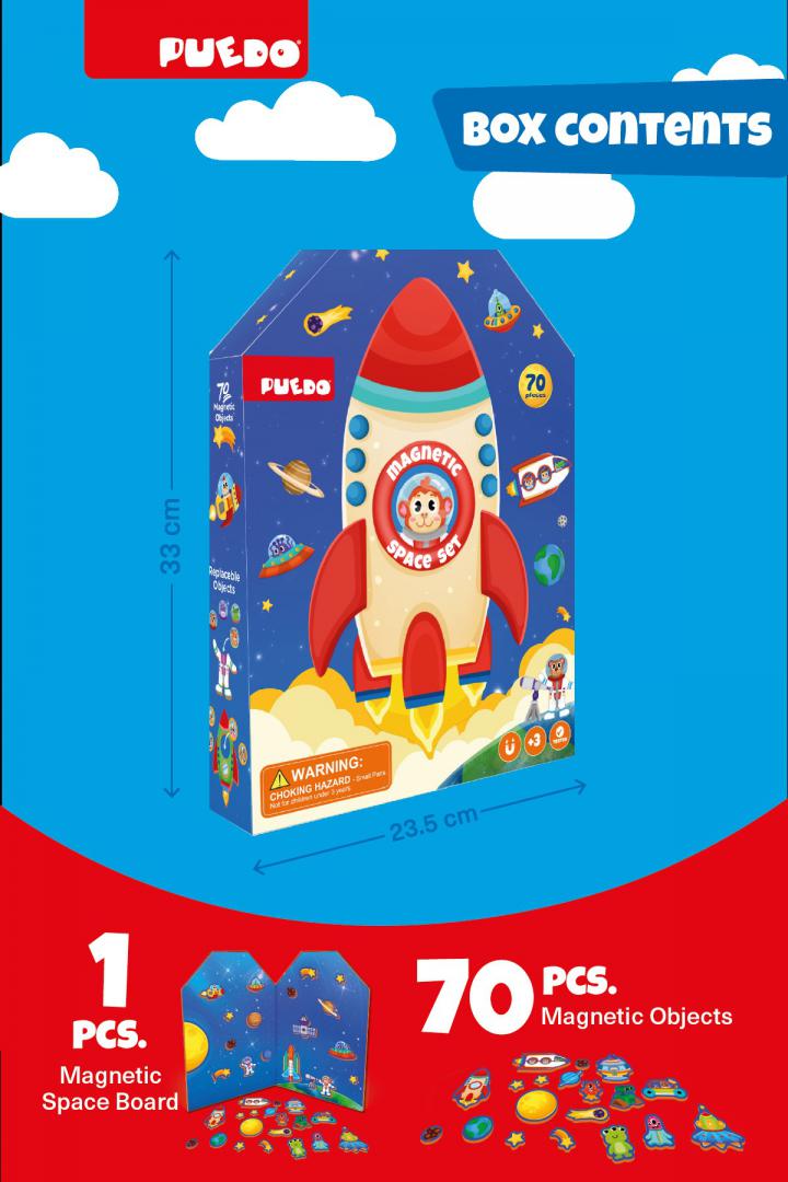 Set Magnetic, Spatiul Cosmic (set Magnetic din Spuma Eva)