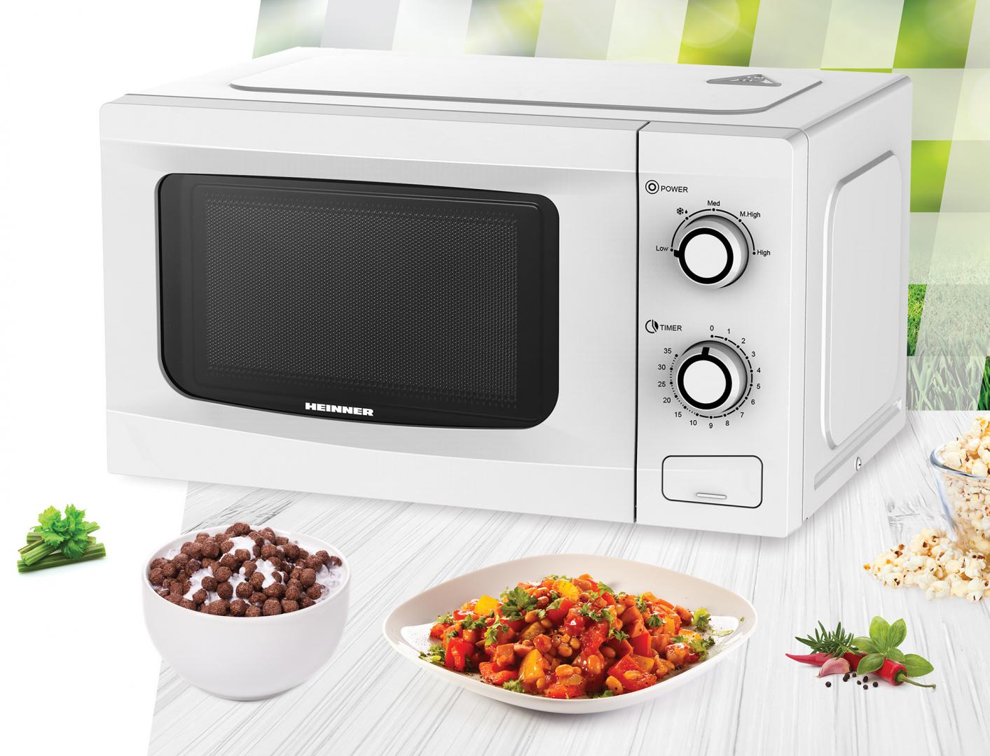 RESIGILAT | CUPTOR CU MICROUNDE HEINNER HMW-M2035WH - imagine 2 - RESIGILAT