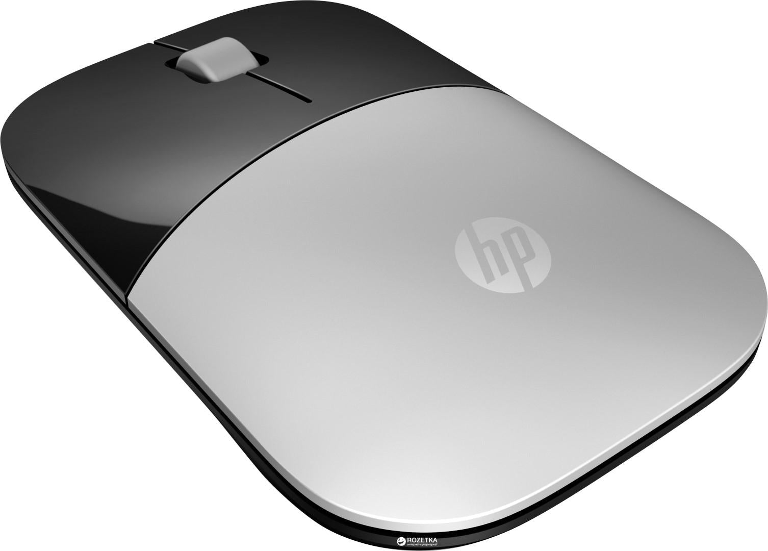 HP Z3700 Silver Wireless Mouse (Mouse Gaming Wireless HP Z3700)