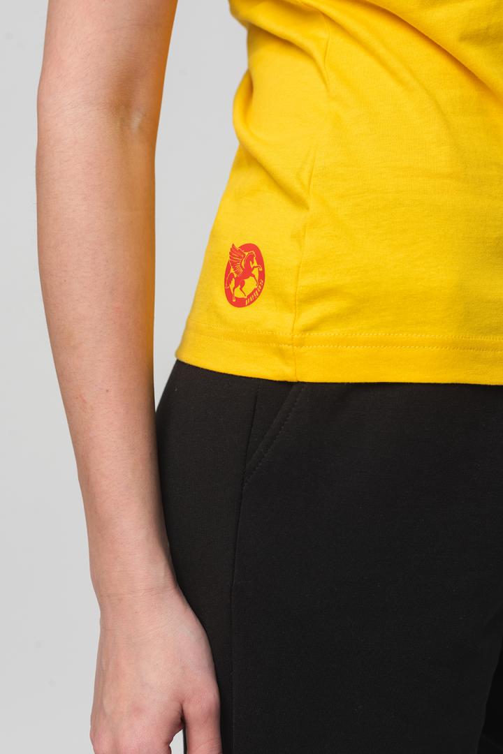 Tshirt Casual F Cal Pegas YELLOW-XL