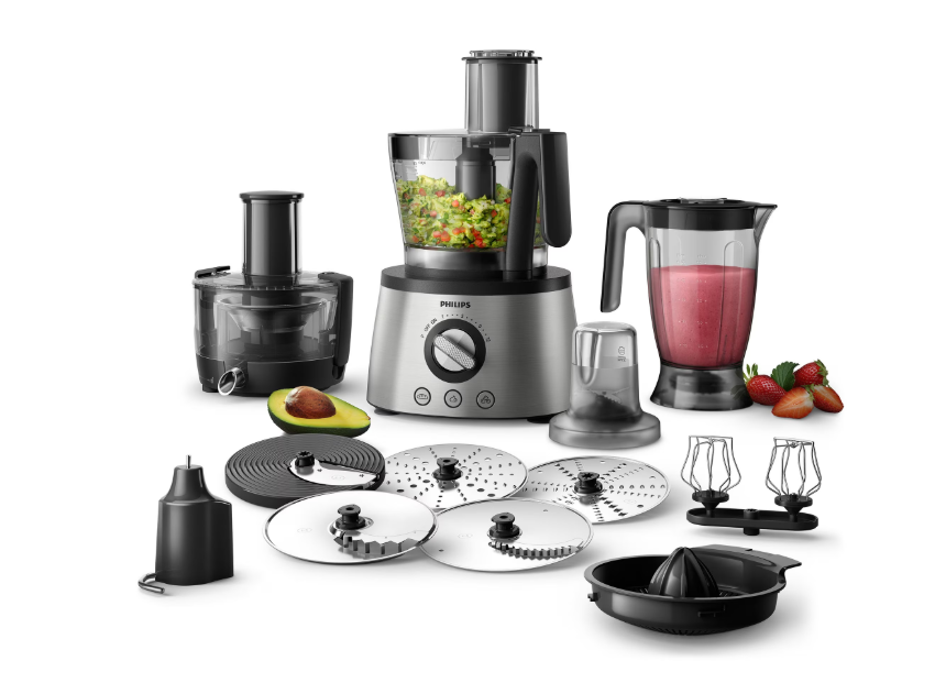 HR7778/00 Food Processor Ink Black / Met