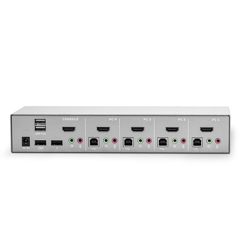Lindy 4 Port HDMI 4K60 & USB Kvm Switch (Lindy LY-39308 Kvm Switch 4 Port HDMI 3840x2160@60Hz)