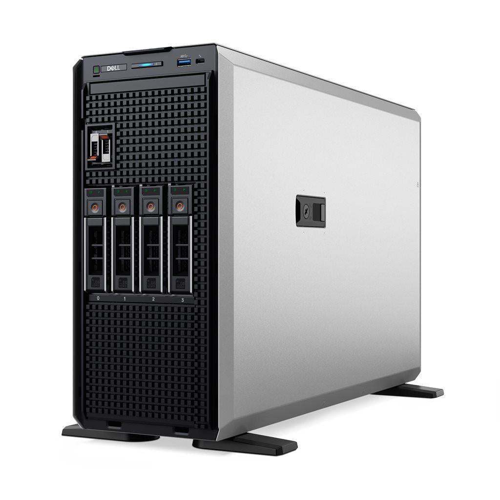 PowerEdge T360 Tower Server Intel Xeon 6 Performance 6315P 2.8G, 4C/4T, 12M Cache, Turbo, (55W) DDR5-4800, 32GB UDIMM, 5600MT/s ECC, 480GB SSD SATA Read Intensive 6Gbps 512e 2.5in Hot-plug AG Drive,3.5in HYB CARR, 3.5 Chassis with up to 8 Hot Plug Hard Dr