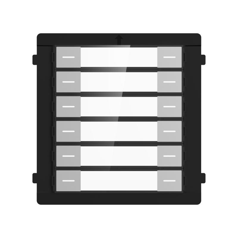 Hikvision MODUL DE EXTENSIE CU 12 BUTOANE APELARE