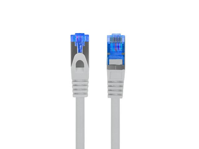 Patch cord Cat.6A S/FTP LSZH CCA 0,5 m gri, Fluke Passed