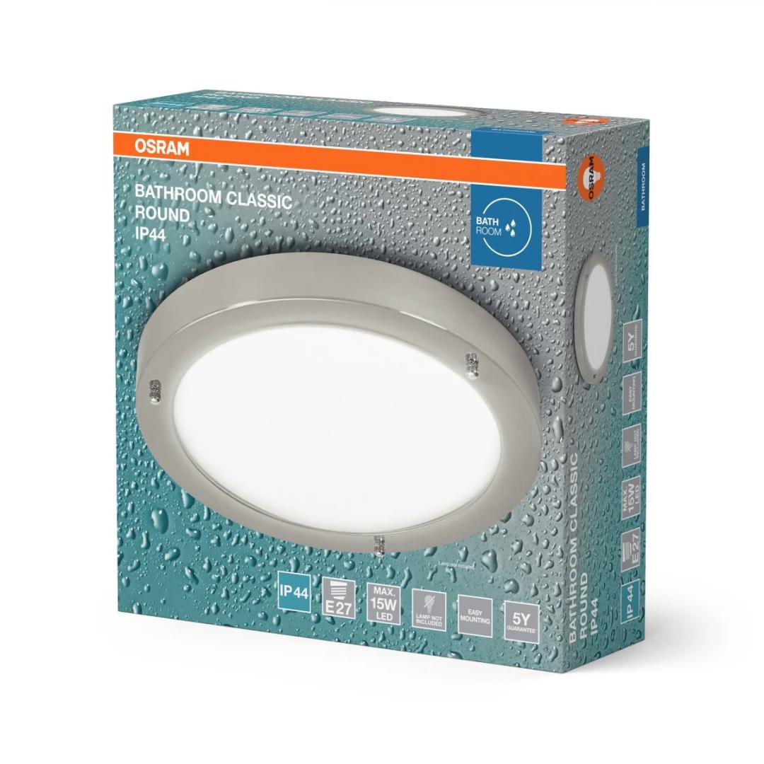 BATH CLASSIC ROUND 31CM IP44 E27 OSRAM