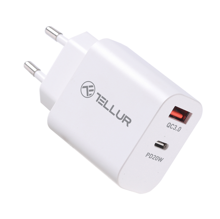 Incarcator Tellur PDHC101 Dual Port (Incarcator priza Tellur PDHC101 Dual Port)