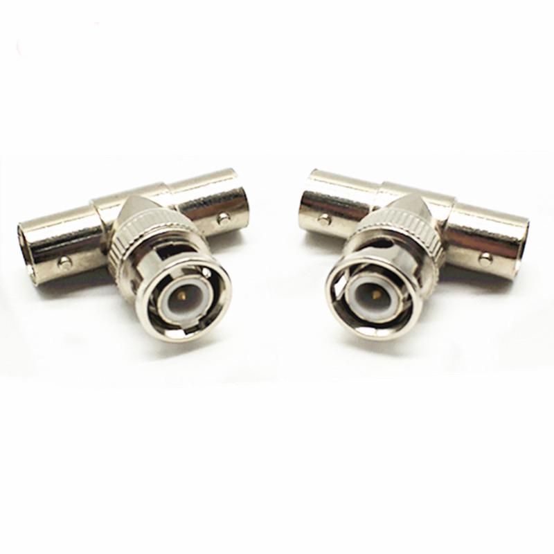 Conector Bnc Tata la 2XBNC Mama (Conector Bnc Tata la 2 X conectori Bnc Mama)