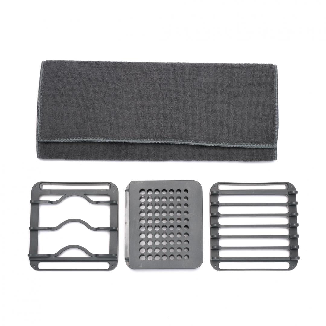 Heinner SUPORT SCURGATOR DE VASE CU COVORAS 4 PC