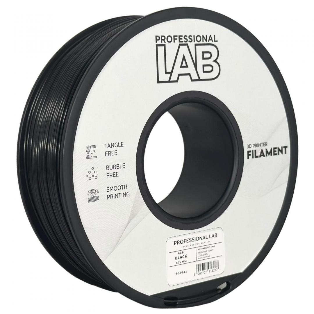Professional Lab PROFFESIONAL LAB 3D FILAMENT 1KG ABS+ BK