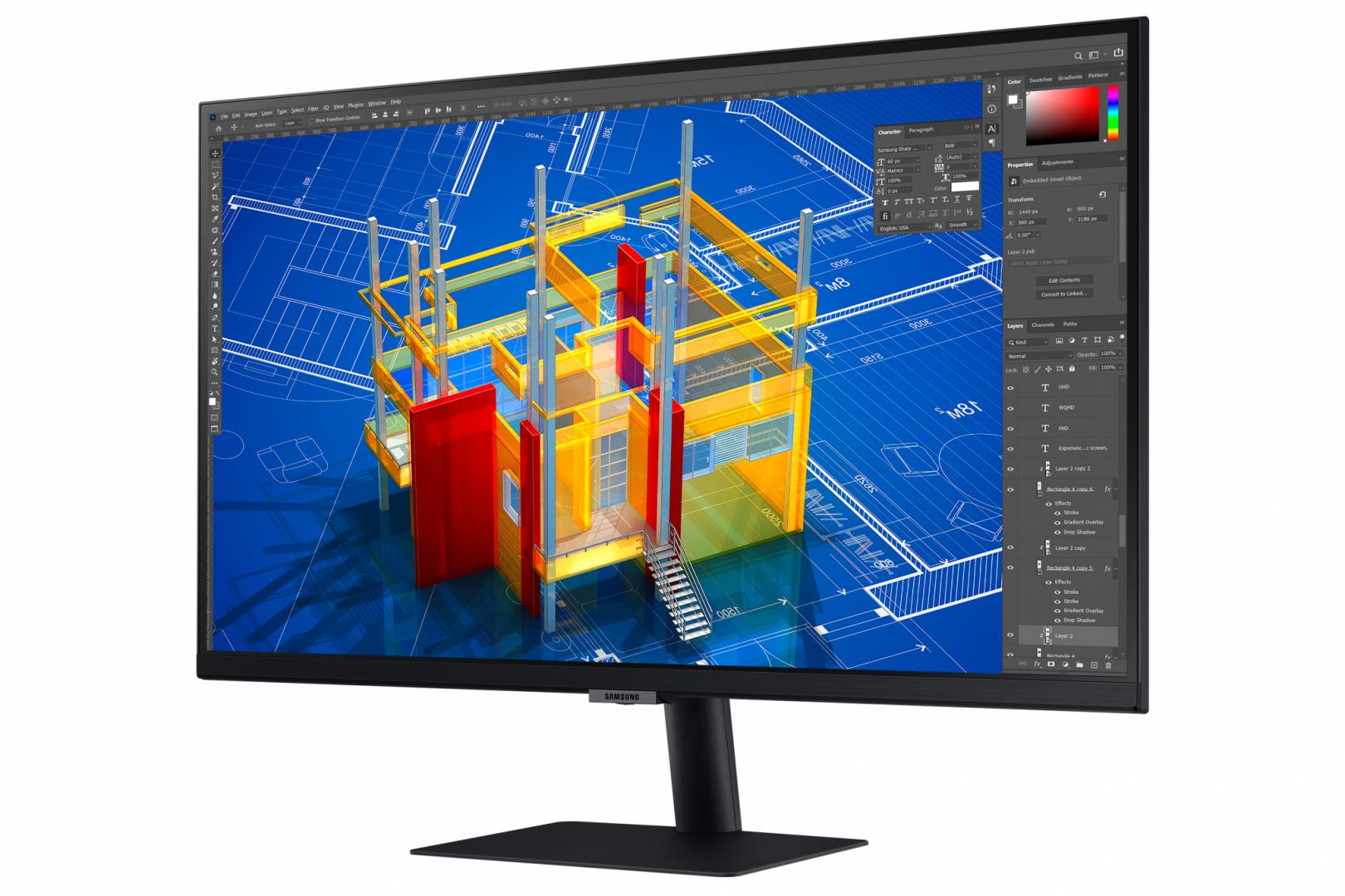 Monitor Samsung 27" LS27A700NWPXEN