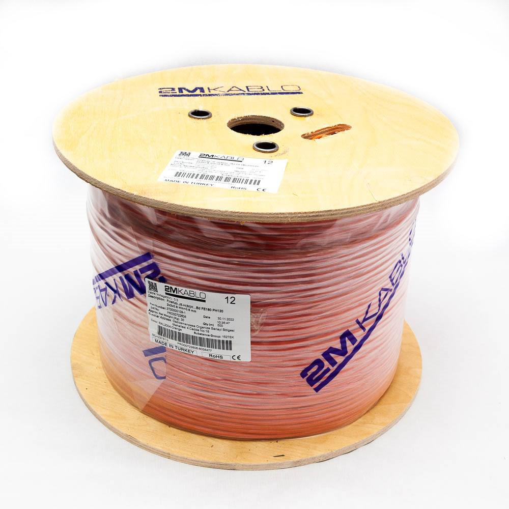 Cablu incendiu JEH(St)H 2x2x0.8mm Orange ("Cablu incendiu JEH(St)H...Bd FE180 PH120 2x2x0.8 MM+0.8)