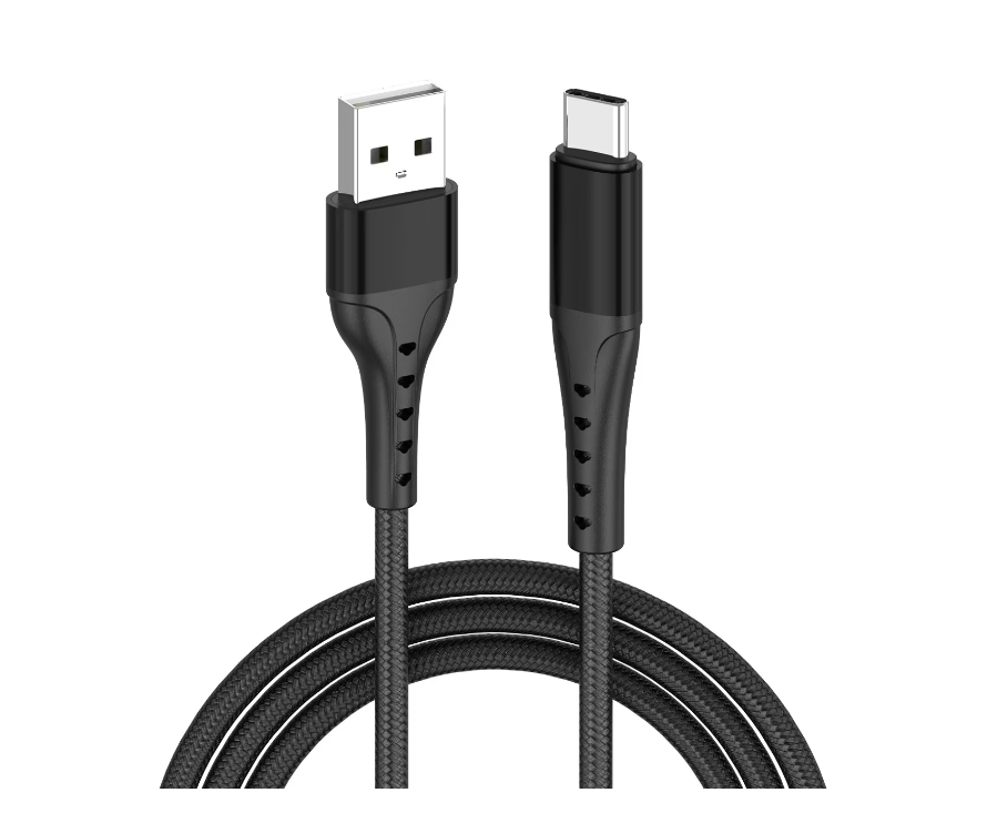 Cablu Lemontti Fast Charge 1.2m, ng (Cablu Lemontti Bending Aluminum USB-A la Type-C)