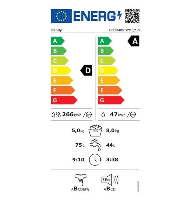 Masina de Spalat cu Uscator Candy Bi (Masina de spalat incorporabila cu uscator Candy Bi Bi washer dryer)