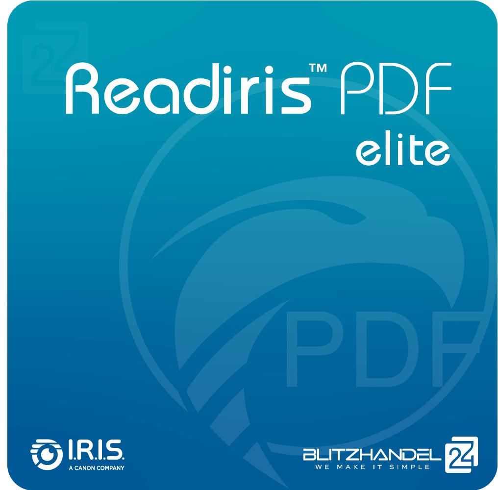 Readiris Pdf Elite - 1lic Win/Mac 1Y (Readiris Pdf 25 Elite)