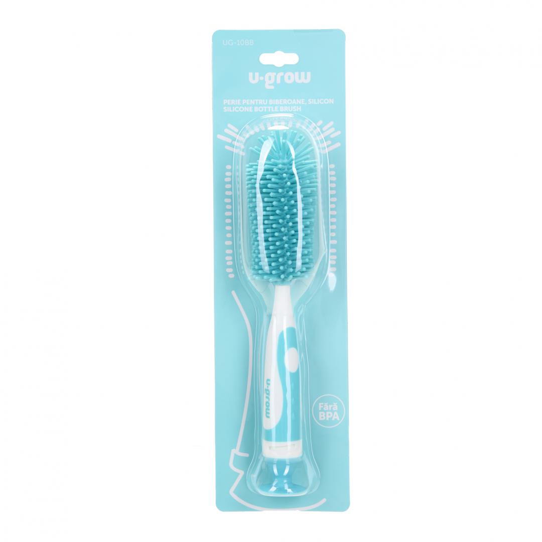 Perie biberoane din silicon, U-Grow