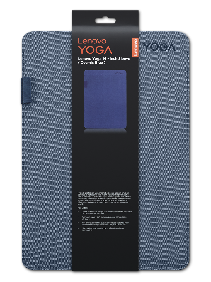 Lenovo Yoga 14-inch Sleeve Cosmic Blue (Geanta laptop Lenovo Yoga)