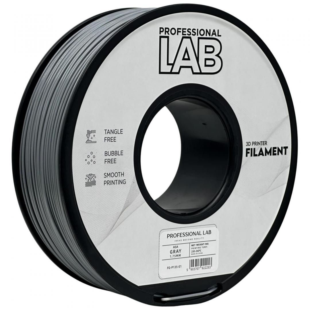 Prof. Lab 3D Filament 1KG Asa Gray (Filament 3D Proffesional Lab)