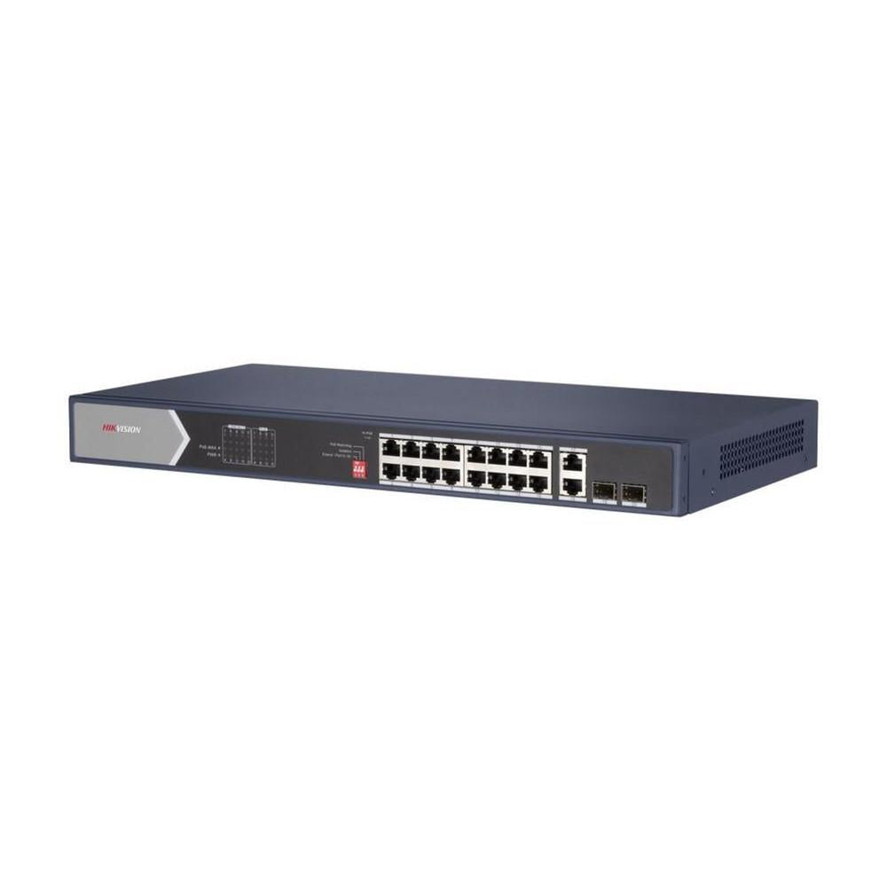 Hikvision SWITCH GIGABIT 16PORTURI 4XHIPOE 12XPOE