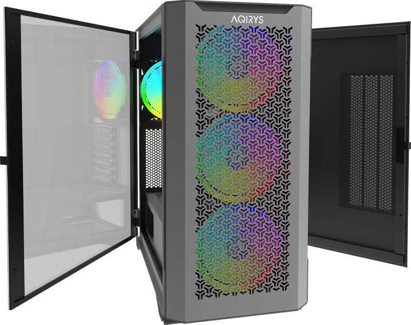 Carcasa Aqirys Aquilla Midi Tower Black (Carcasa Aqirys Aquilla)