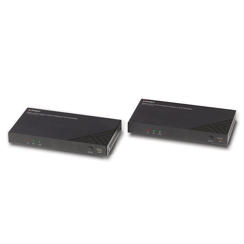 Lindy 100m Cat.6 HDMI 4K60 HDBaseT Exten (Lindy 100m Cat.6 HDMI 4K60 HDBaseT Extender Description Distributes HDMI...)