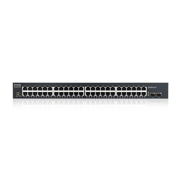 Zyxel GS1900-48, 48-port GbE L2, 48 Port Smart Switch, rackmount,