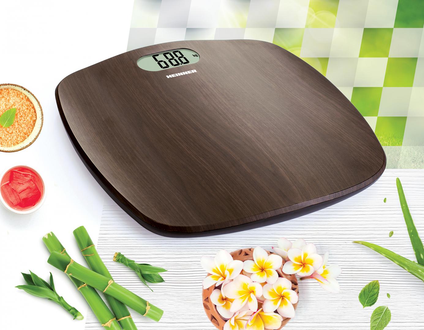 Cantar de Baie Heinner HBS-BRW180BB (Cantar de baie Heinner Dark Bamboo 180 HBS-BRW180BB)
