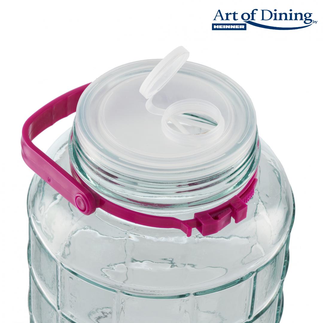 Borcan Sticla cu Capac Plastic 8L (borcan Sticla cu Capac Plastic 8L)