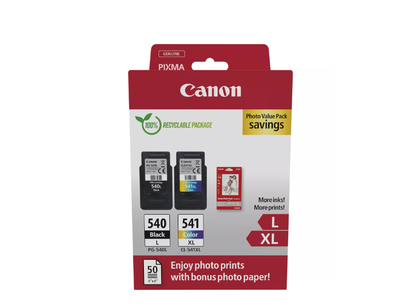 Canon PG-540L /CL-541XL Photo Value Pack (Cartus Canon 5224B012)